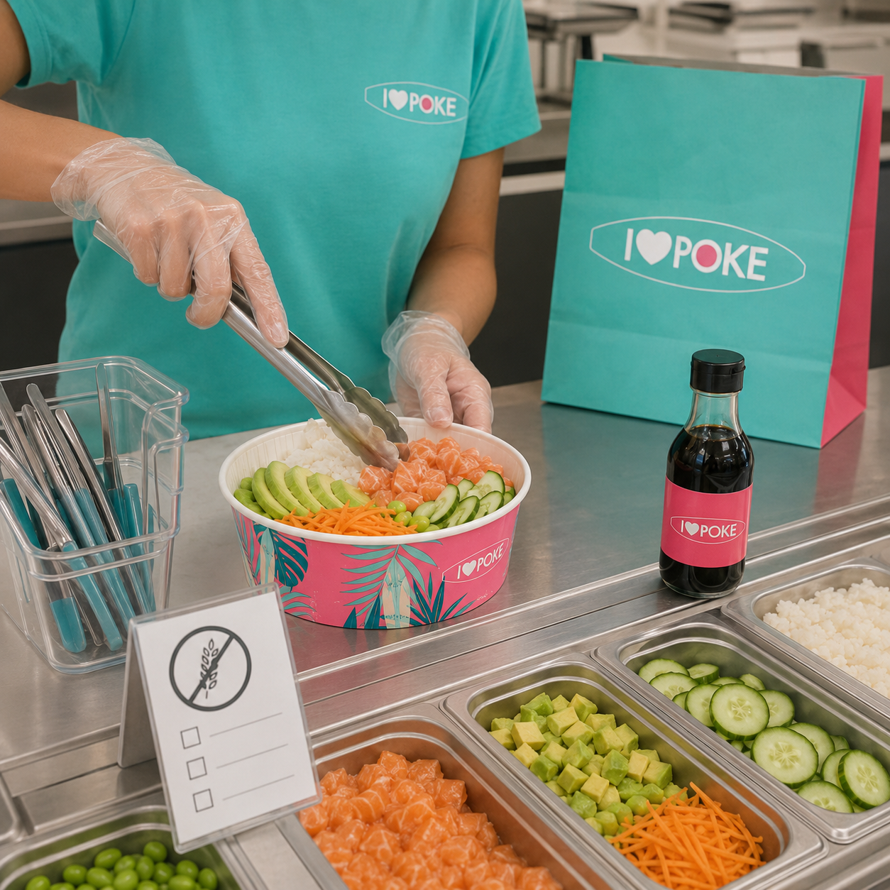 Poke for celiacs: what to check before ordering