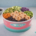 Healthy Poke Bowl Gamberi e Riso Venere