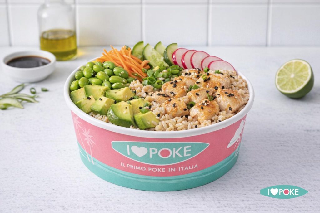 Healthy Poke Bowl Pollo e Avocado