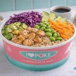 Healthy Poke Bowl Pollo e Cavolo Rosso