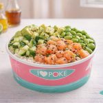 Healthy Poke Bowl Salmone Cetriolo e Edamame