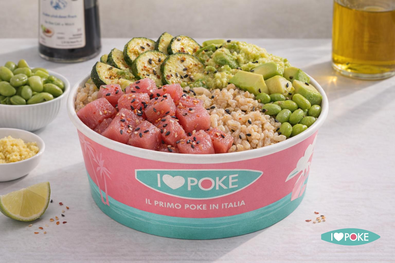 Healthy Poke Bowl Tonno e Zucchine