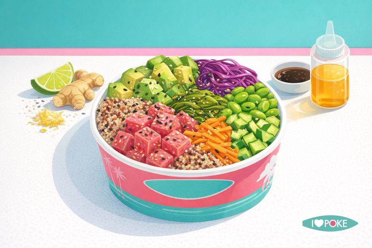 Poke bowl bilanciata per pranzo