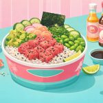 Poke bowl con tonno fresco e sesamo