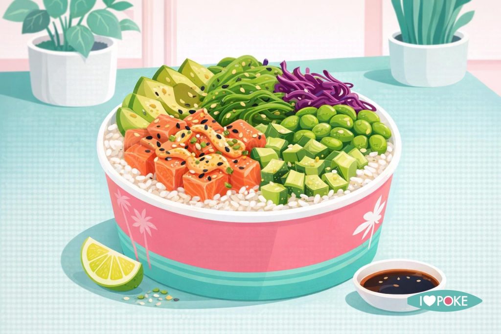 Poke bowl per un pranzo sano e veloce