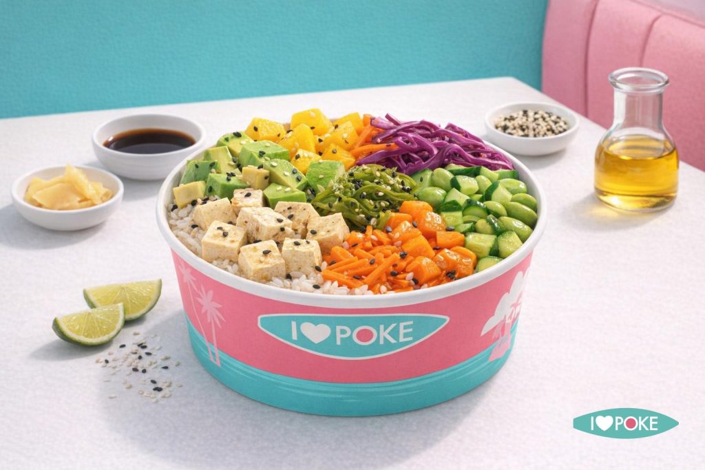 Poke bowl vegana senza glutine