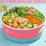 Poke bowl vegetariana senza glutine