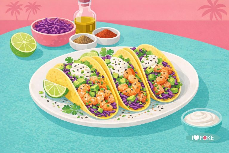 Tacos Healthy Gamberi e Avocado