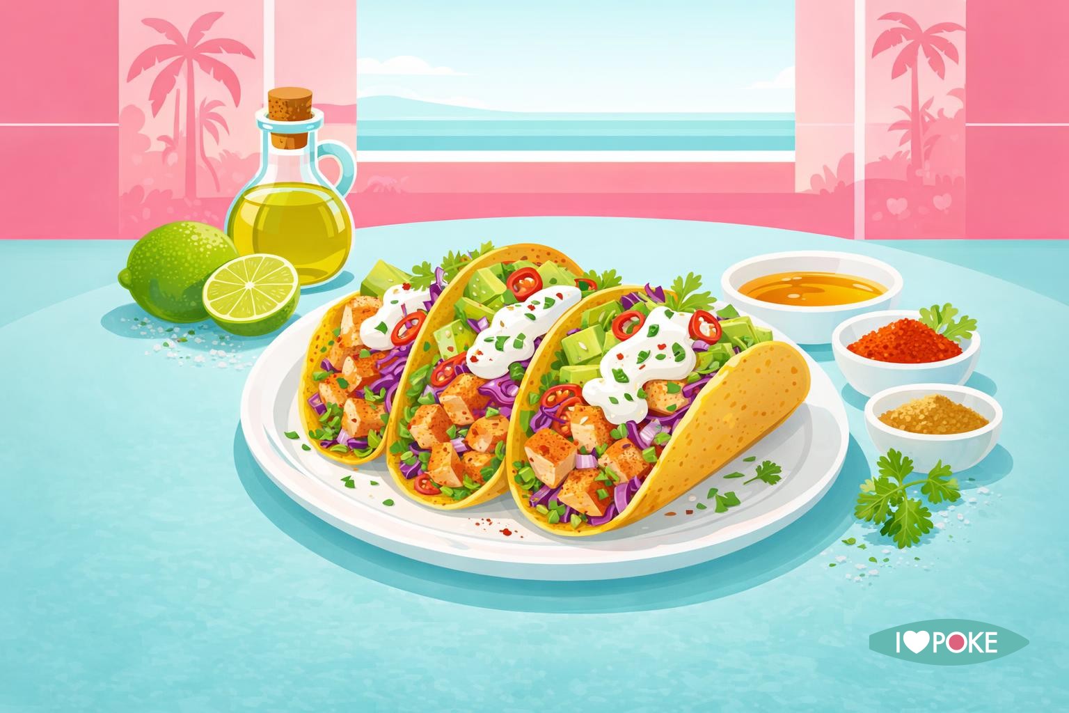 Tacos Healthy Pollo e Yogurt