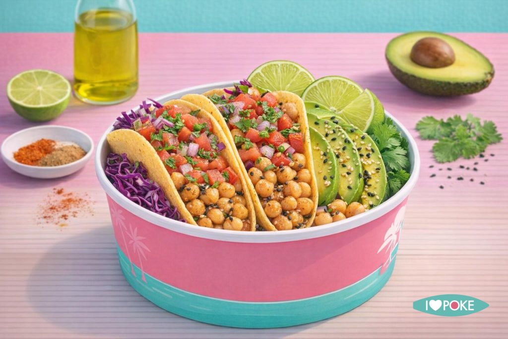 Tacos Vegan Ceci e Pico de Gallo