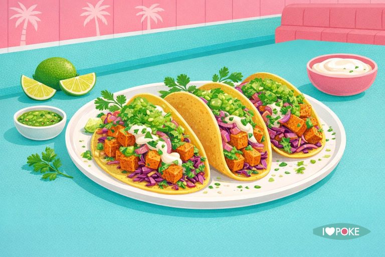 Tacos Vegan Tofu e Salsa Verde