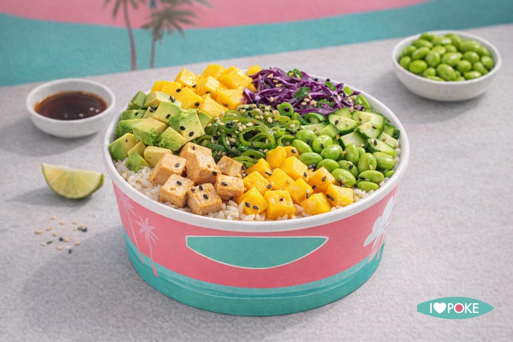 Vegan Poke Bowl Edamame e Mango