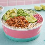 Vegan Poke Bowl Jackfruit BBQ