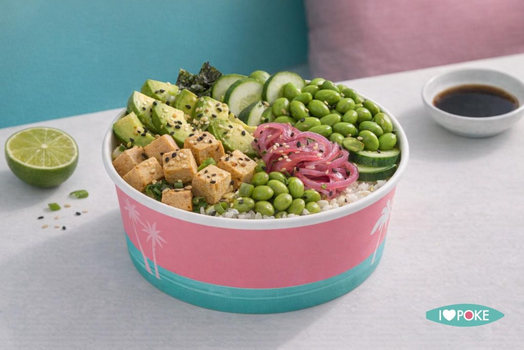 Vegan Poke Bowl Tofu e Avocado